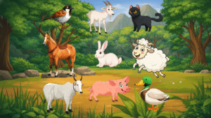 Farm Animals MDF Wooden Puzzle