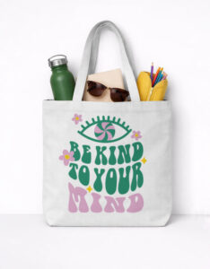 Large Unisex Tote Bag with 2 Inner Pockets